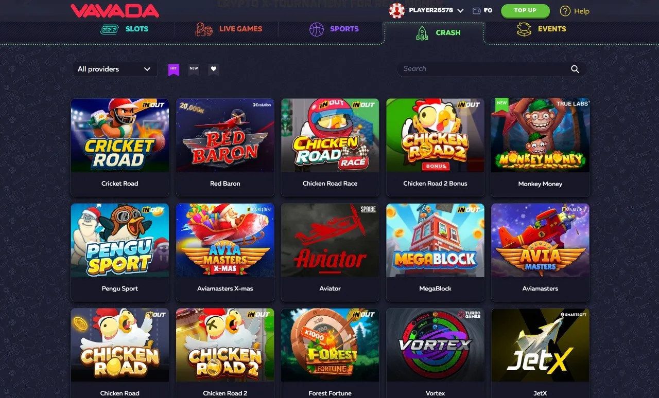 Vavada Aviator and crash game options 